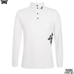 PXG 7종 남성 허리라인 긴팔 카라 티셔츠